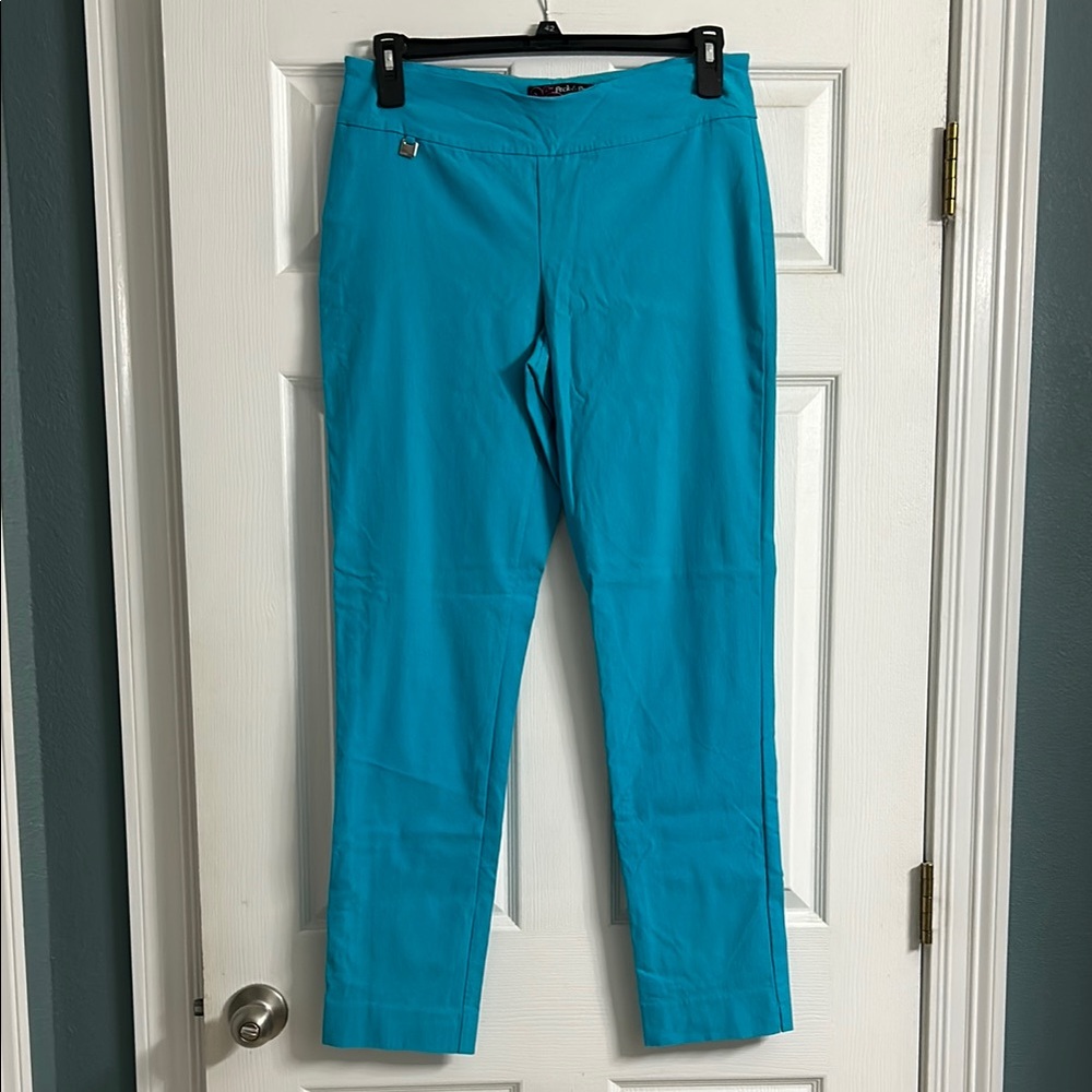 Peck & Peck Bright Blue Women's Stretch Dress Pants